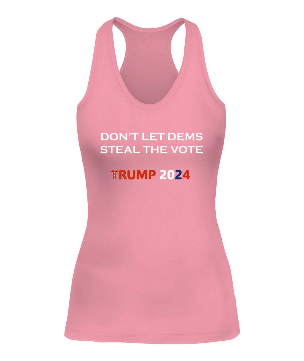 Don't Let the Dems Steal the Vote - Lady's Racerback Tank 